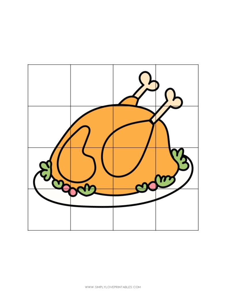 Simply Love Thanksgiving-Themed Colored Puzzle 5