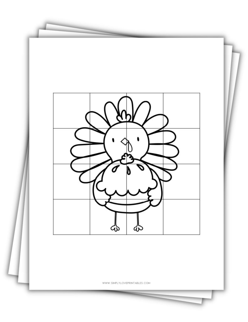Simply Love Thanksgiving-Themed Plain Puzzle 1-5