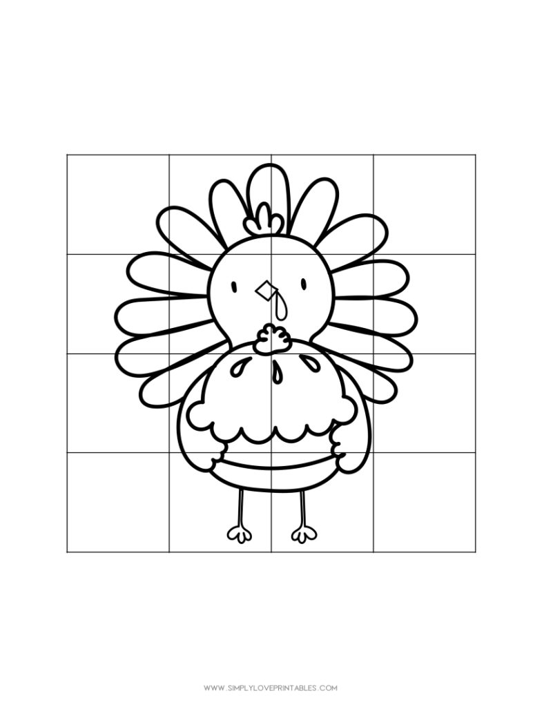 Simply Love Thanksgiving-Themed Plain Puzzle 1