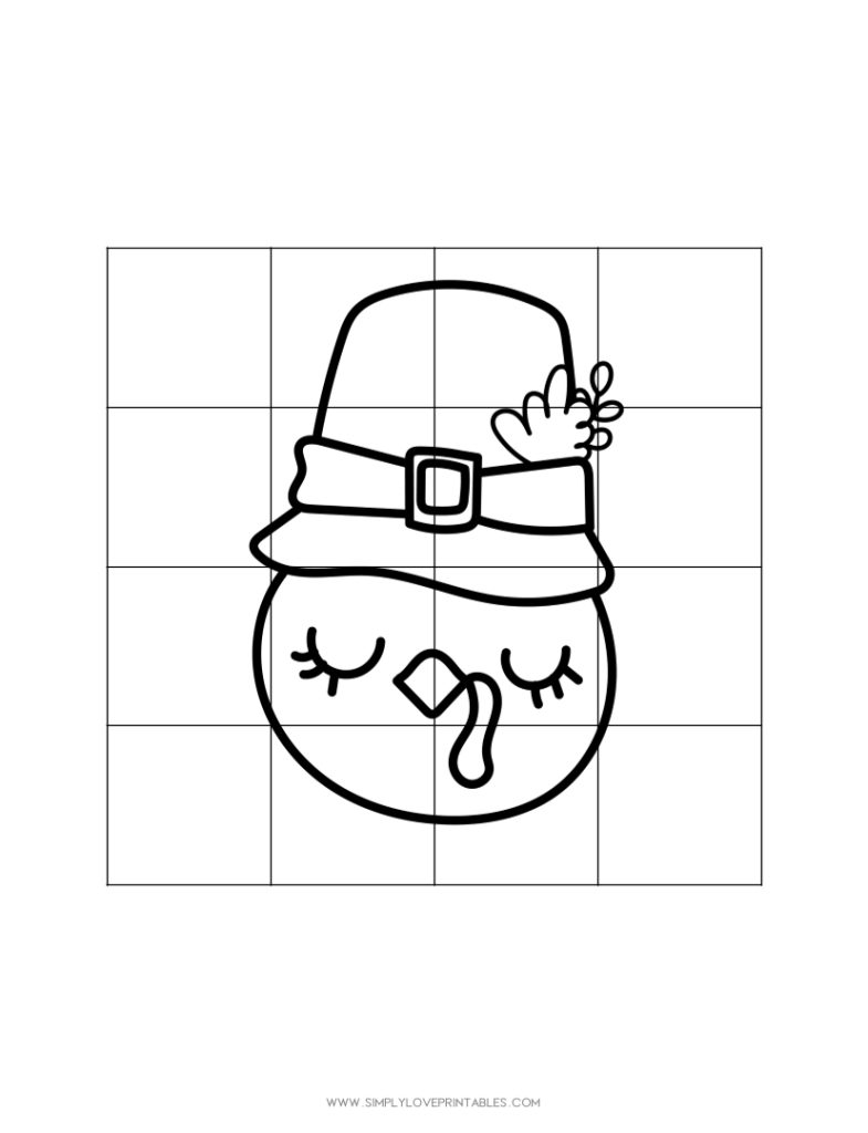 Simply Love Thanksgiving-Themed Plain Puzzle 4