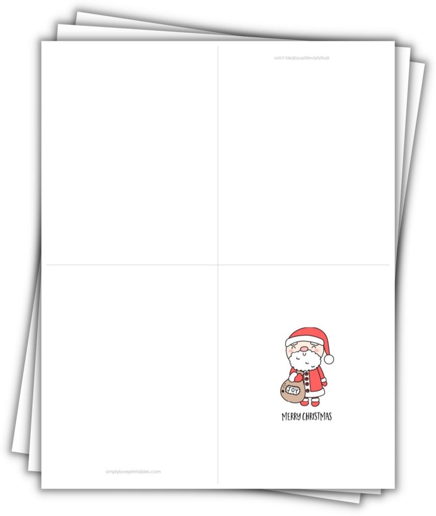 Simply Love Printables Christmas Cards (Pages 1 to 6)
