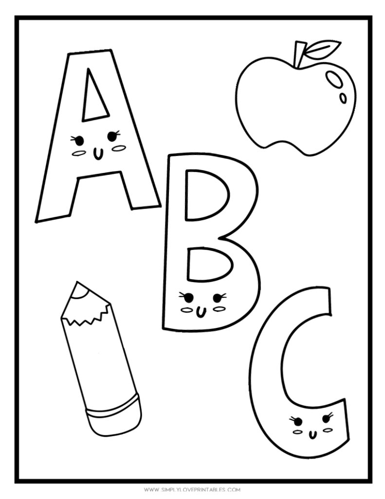 Back-To-School Coloring Pages 1