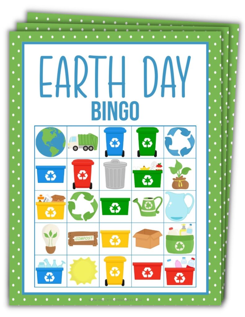 Earth Day Bing Cards (11 Pages)
