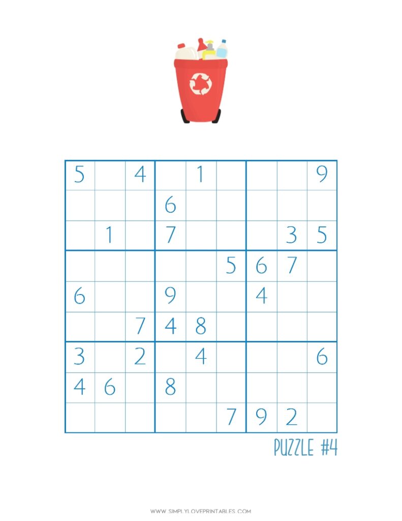Earth Day Sudoku Puzzle 4