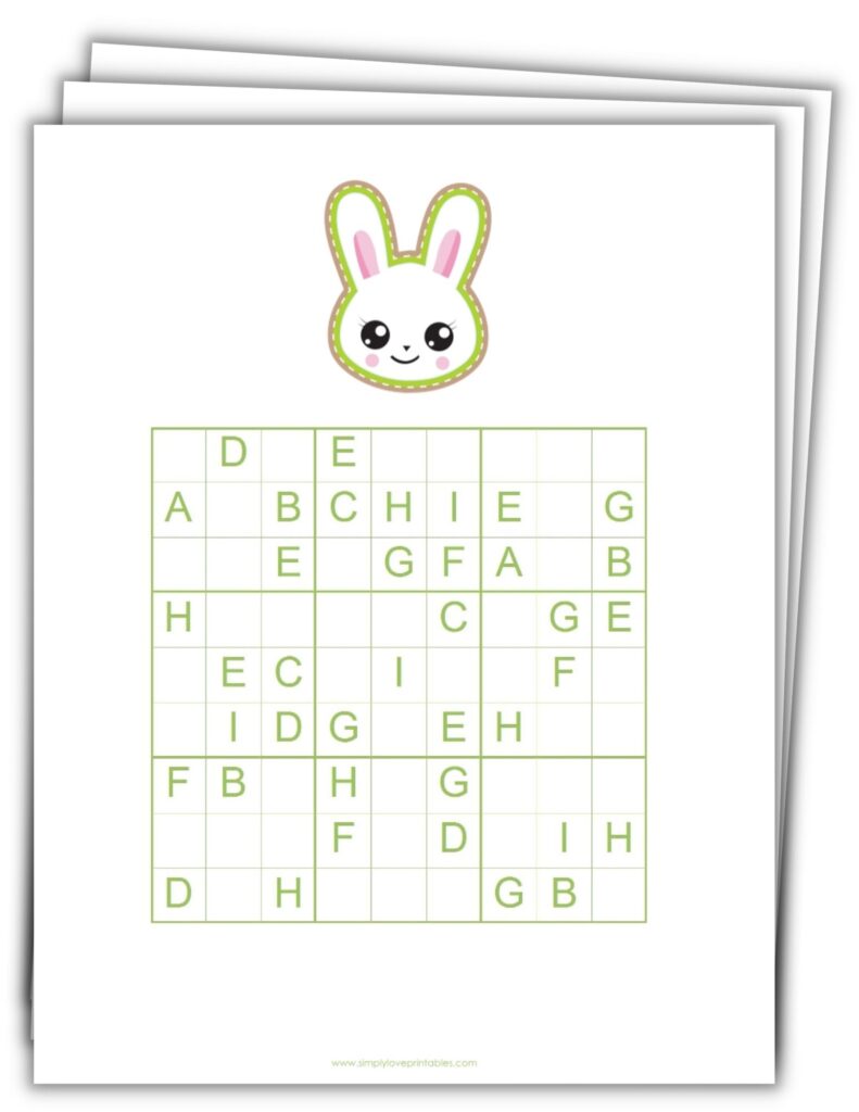 Easter Activity Puzzles For Kids (7 Pages)