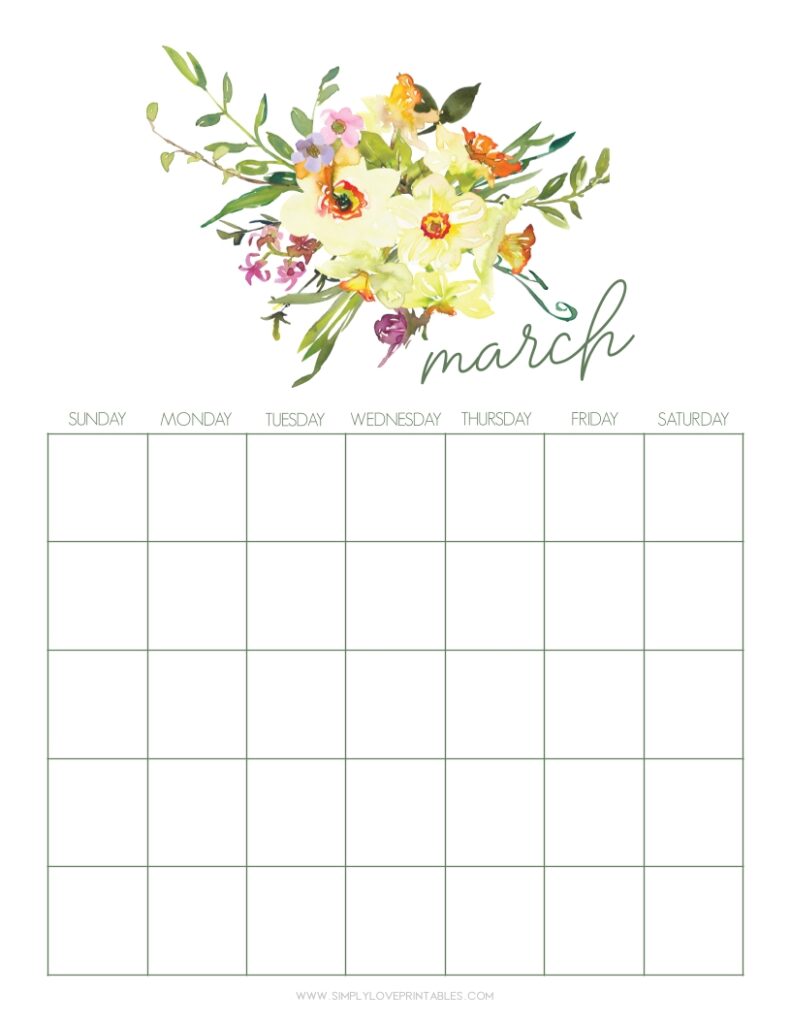 March 2022 Planning Page 1