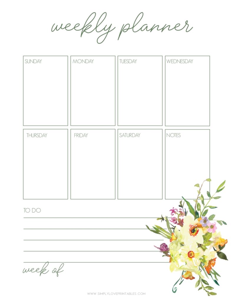 March 2022 Planning Page 3