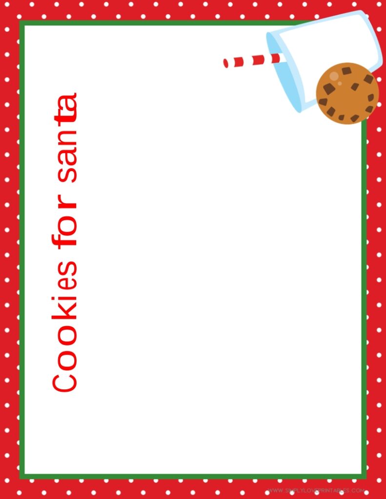 Simply Love Printables Santa Nice Letter With Envelope 3