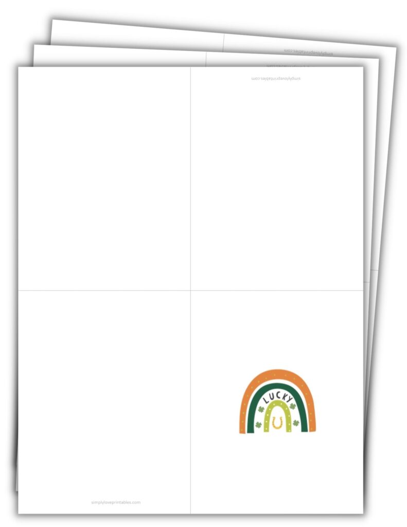 St. Patrick's Day Printable Cards Complete