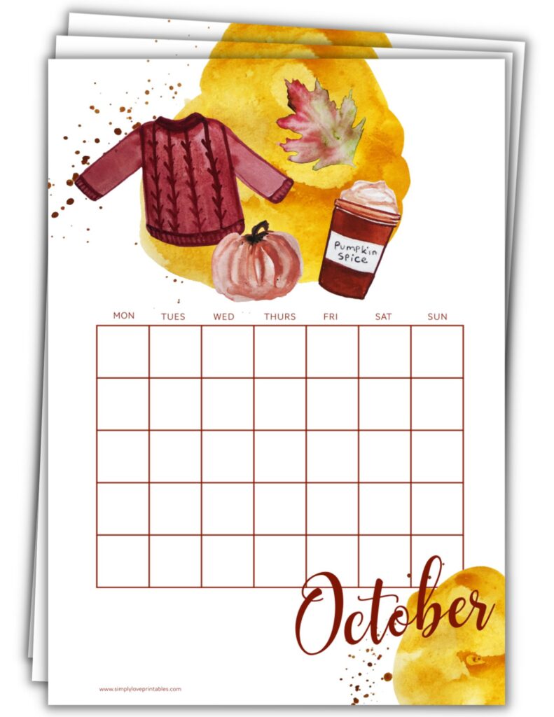 Cozy October Autumn Planner Pages (Complete)