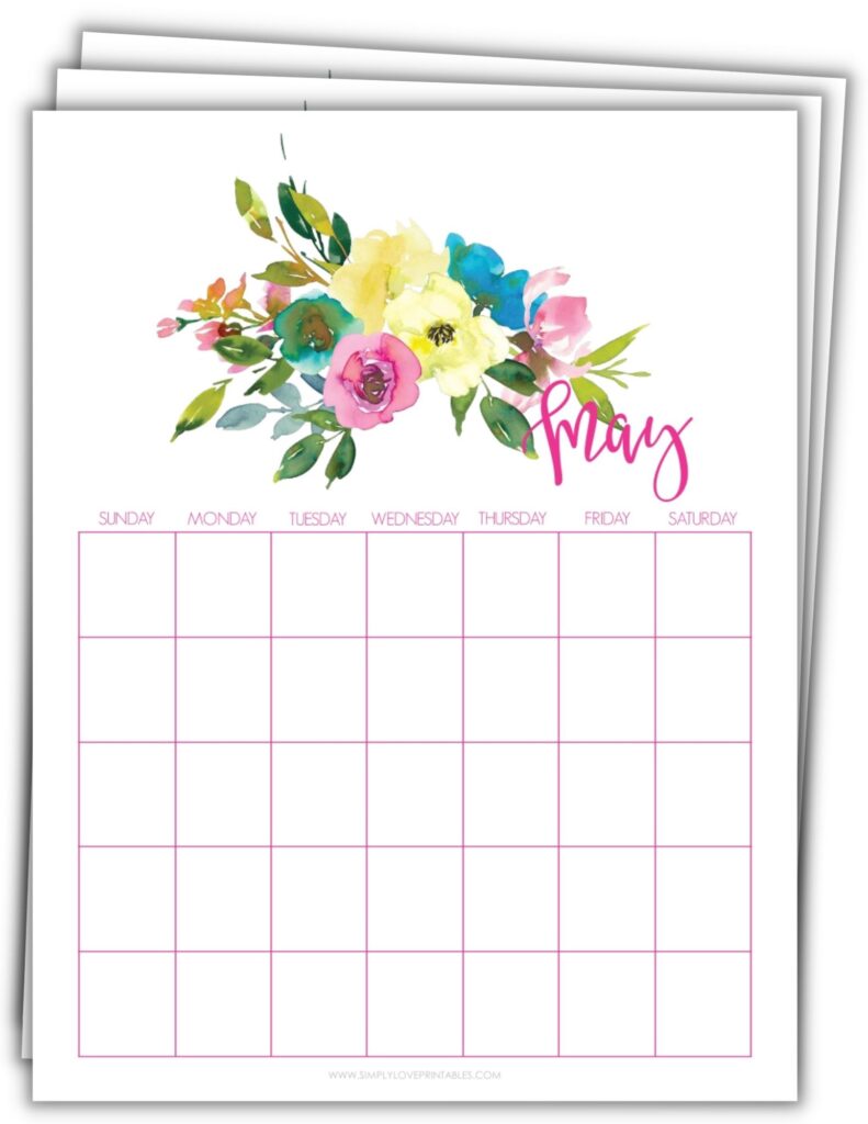 Floral May Planning Pages (Complete)