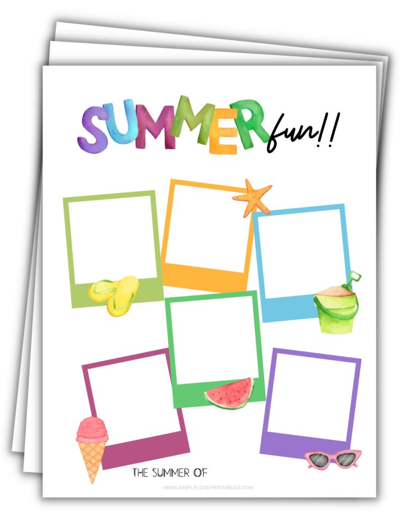 My Summer Bucket List Printables (10 Pages)