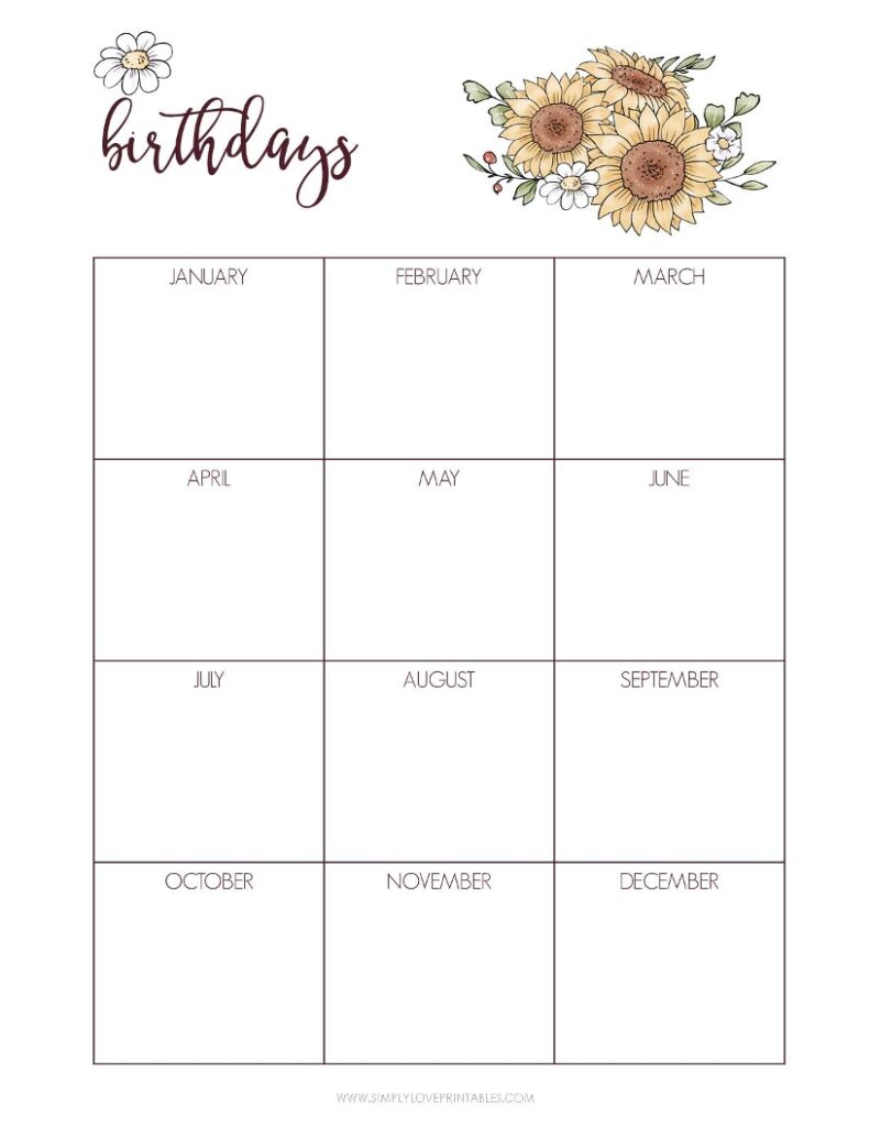 September Add On - Fall Birthdays