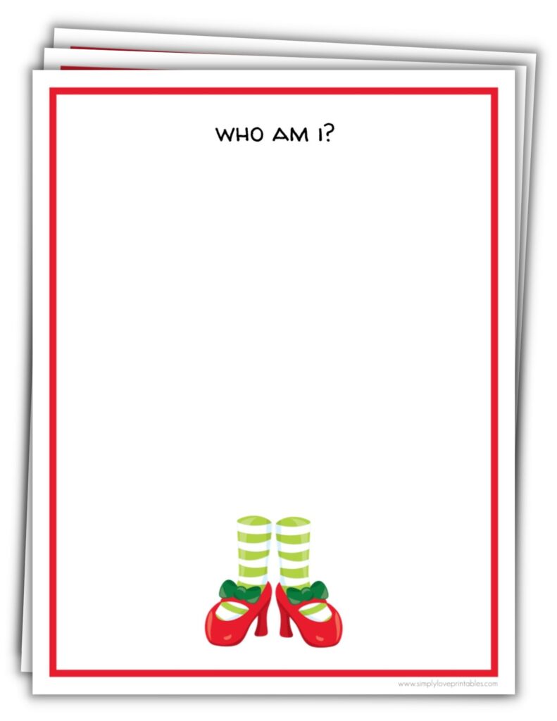 Christmas Finish The Picture Printable (Eight Pages)