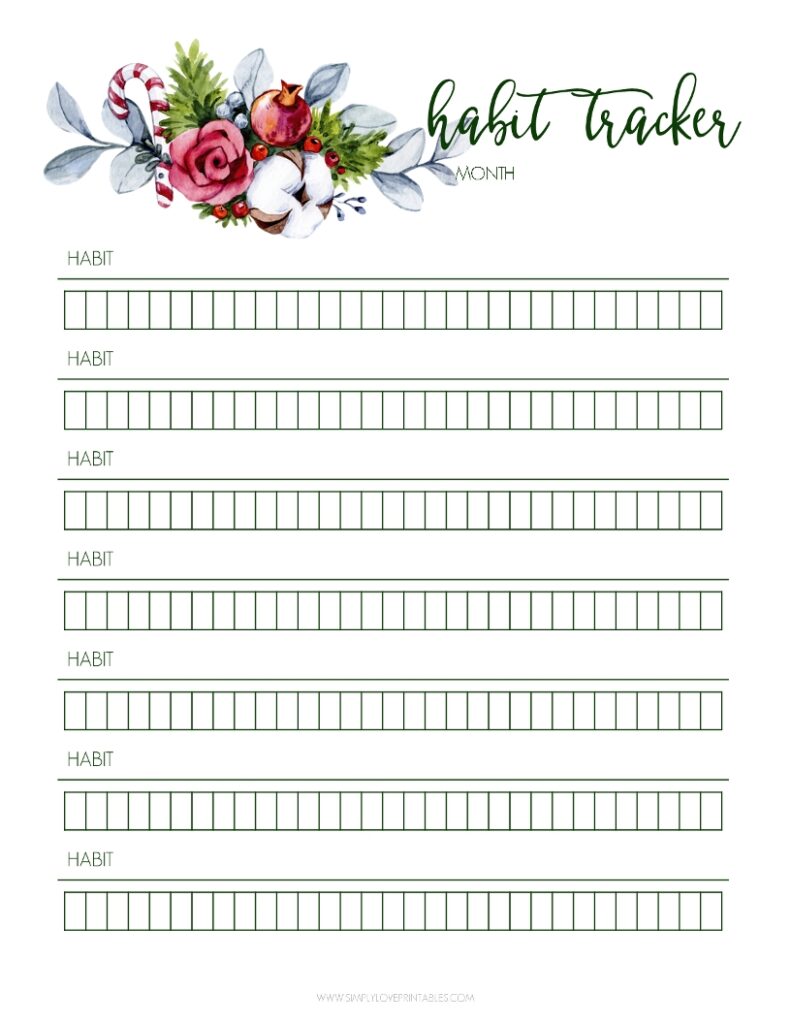 Simply Love Printables December 2022 Planning Pages Full Set-7