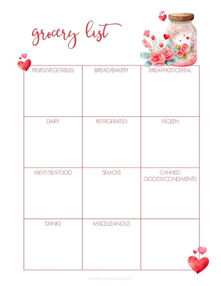 April Organization Planning Pages (Free PDF Printables)