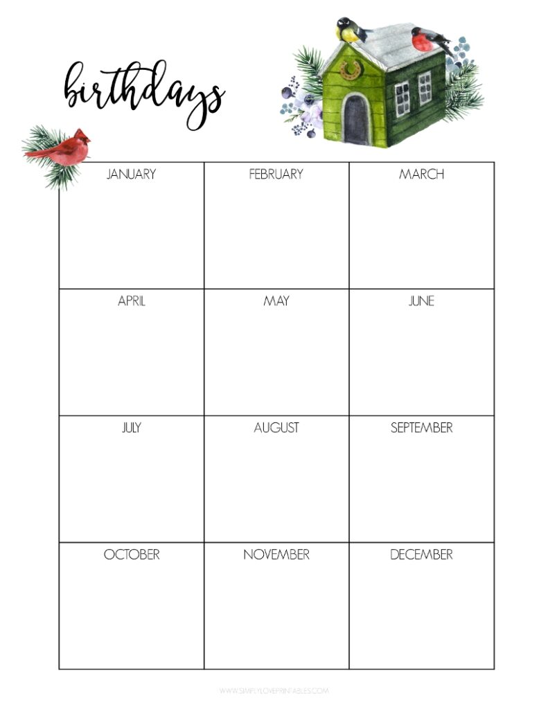 Simply Love Printables January Planning Pages 2023-11