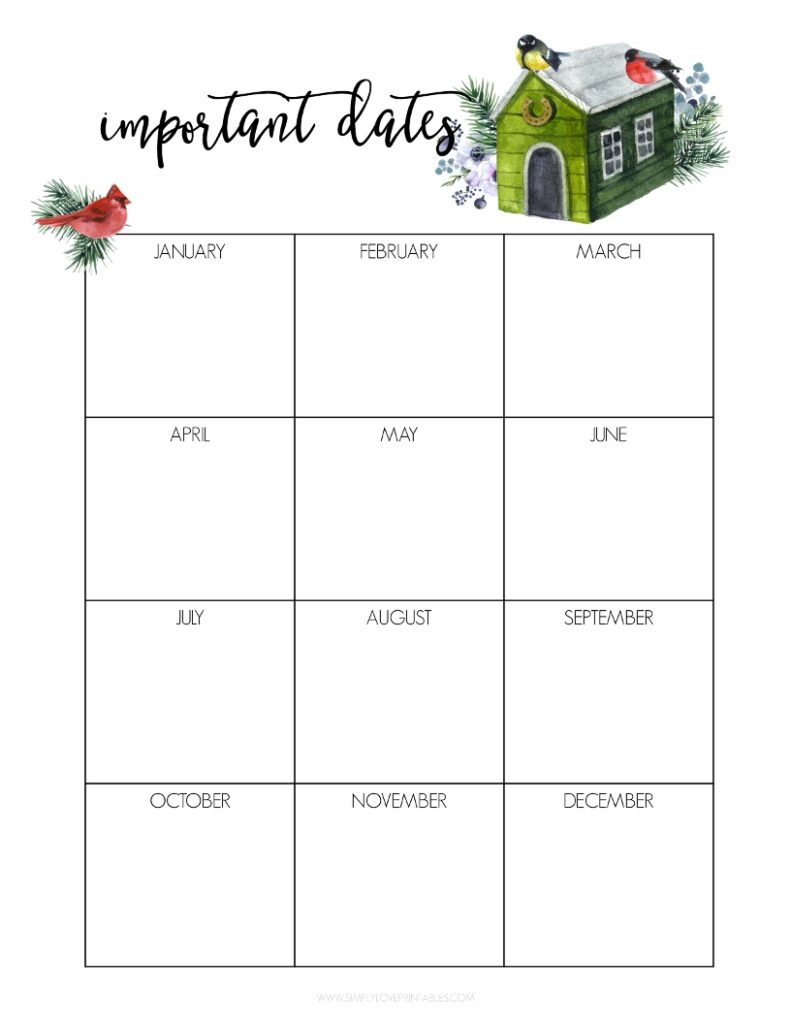 Simply Love Printables January Planning Pages 2023-13