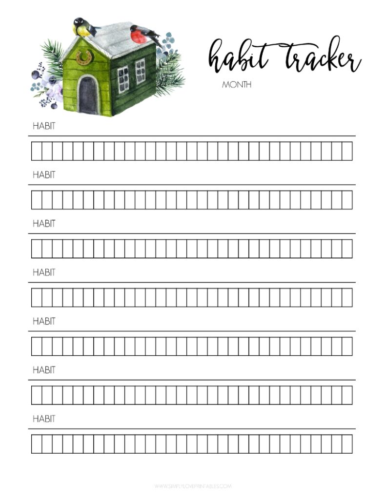 Simply Love Printables January Planning Pages 2023-7