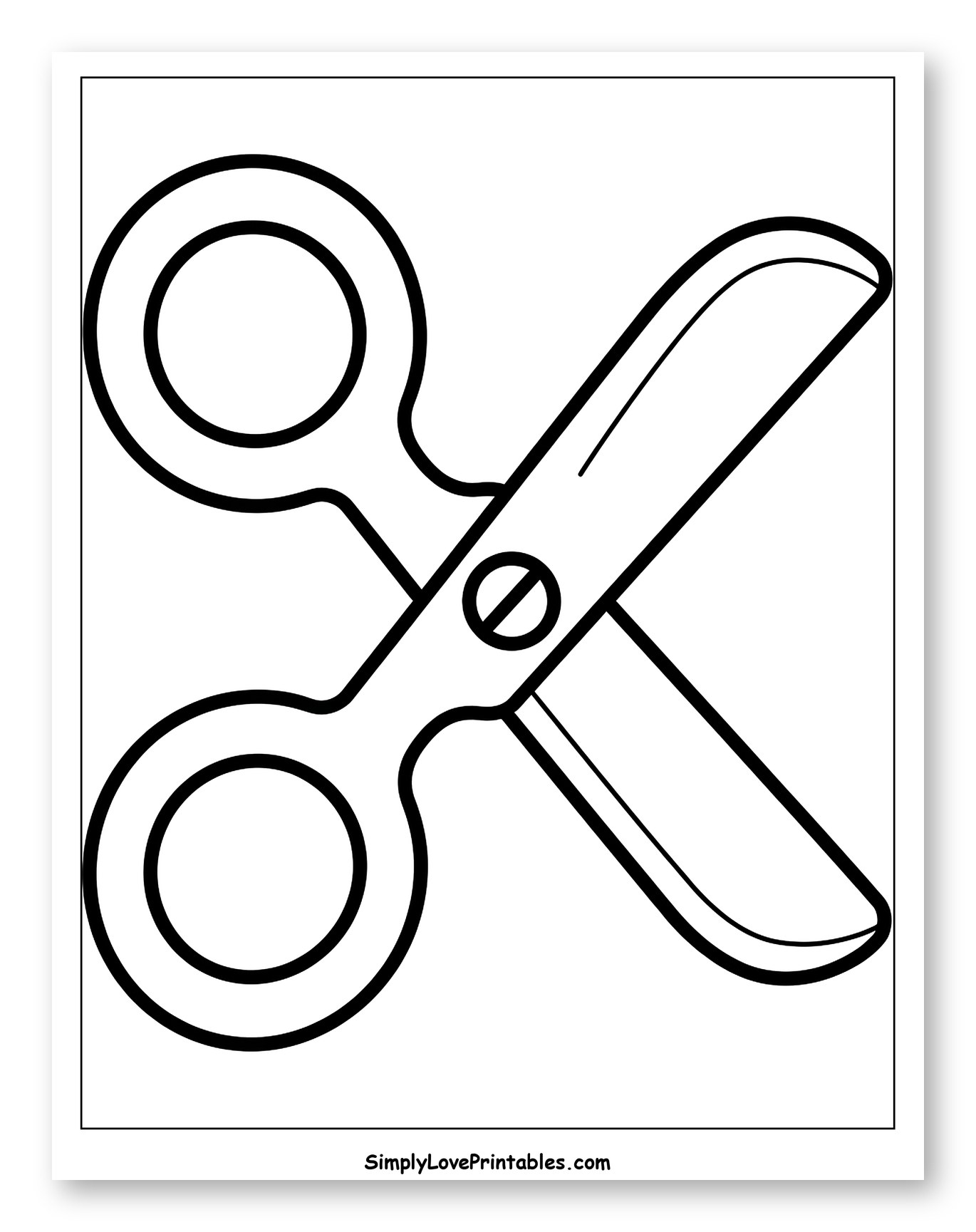 A Pair of Open Scissors
