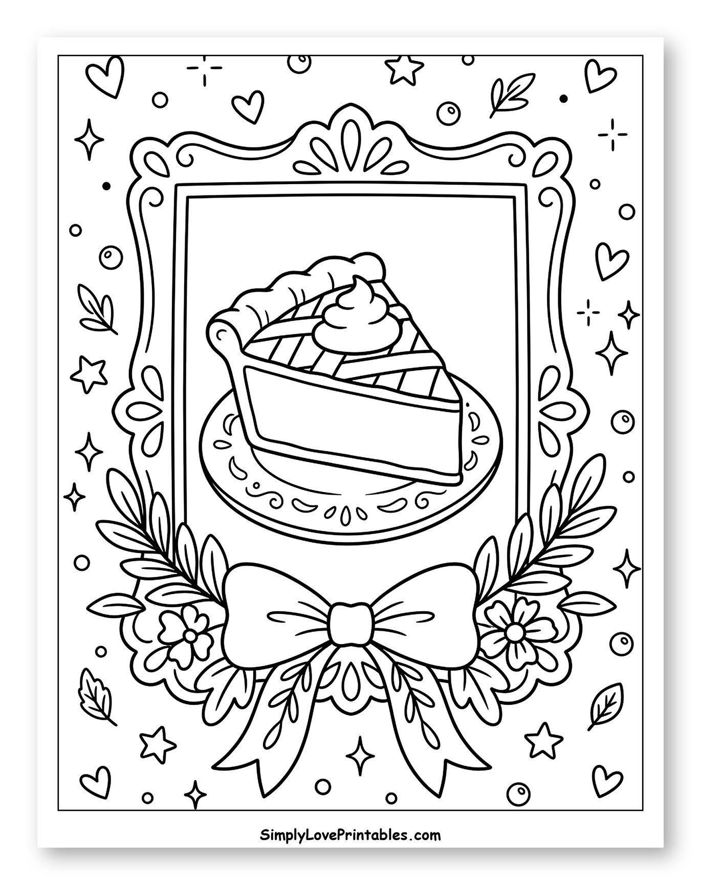 A Slice of Pie in a Fancy Frame