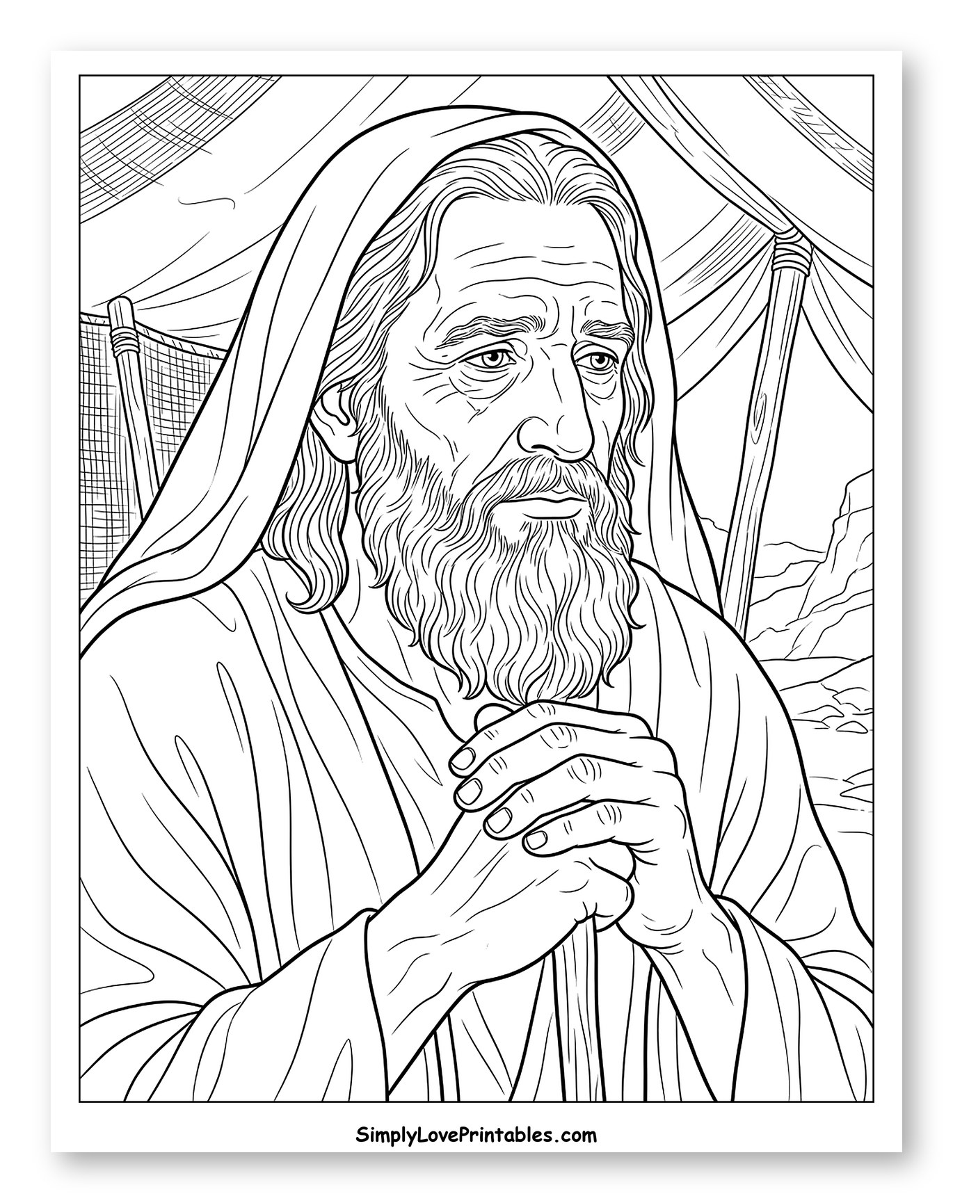 Abraham in Thoughtful Prayer