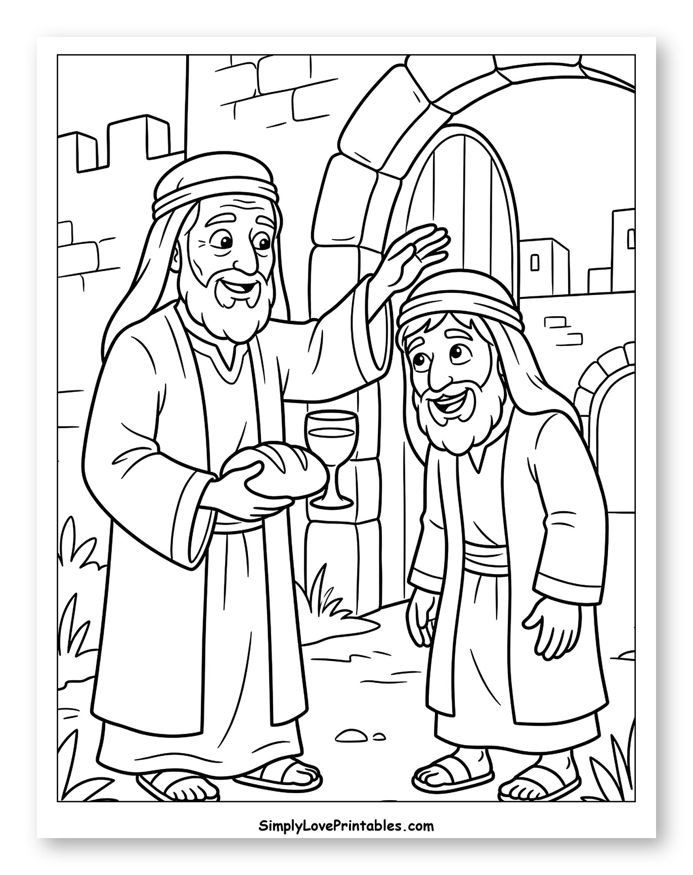 Abraham Receiving a Blessing from Melchizedek