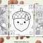 acorn coloring pages featured image
