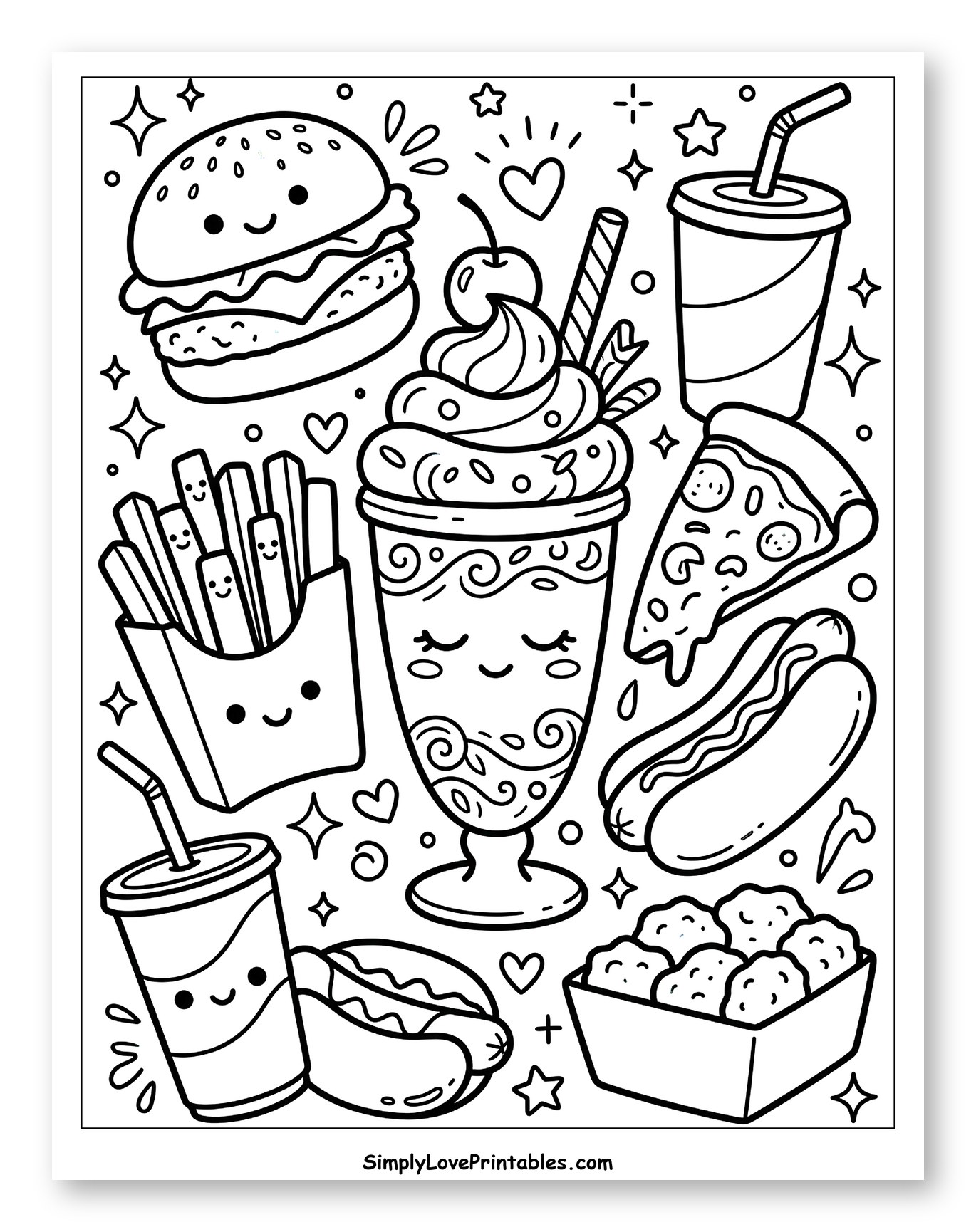 Adorable Fast Food and Sweet Treats