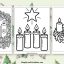 Advent coloring pages featured image