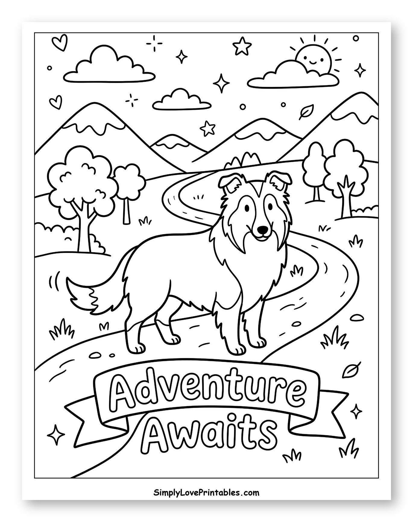Adventure Awaits with a Collie Dog