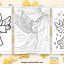 Angel coloring pages featured image