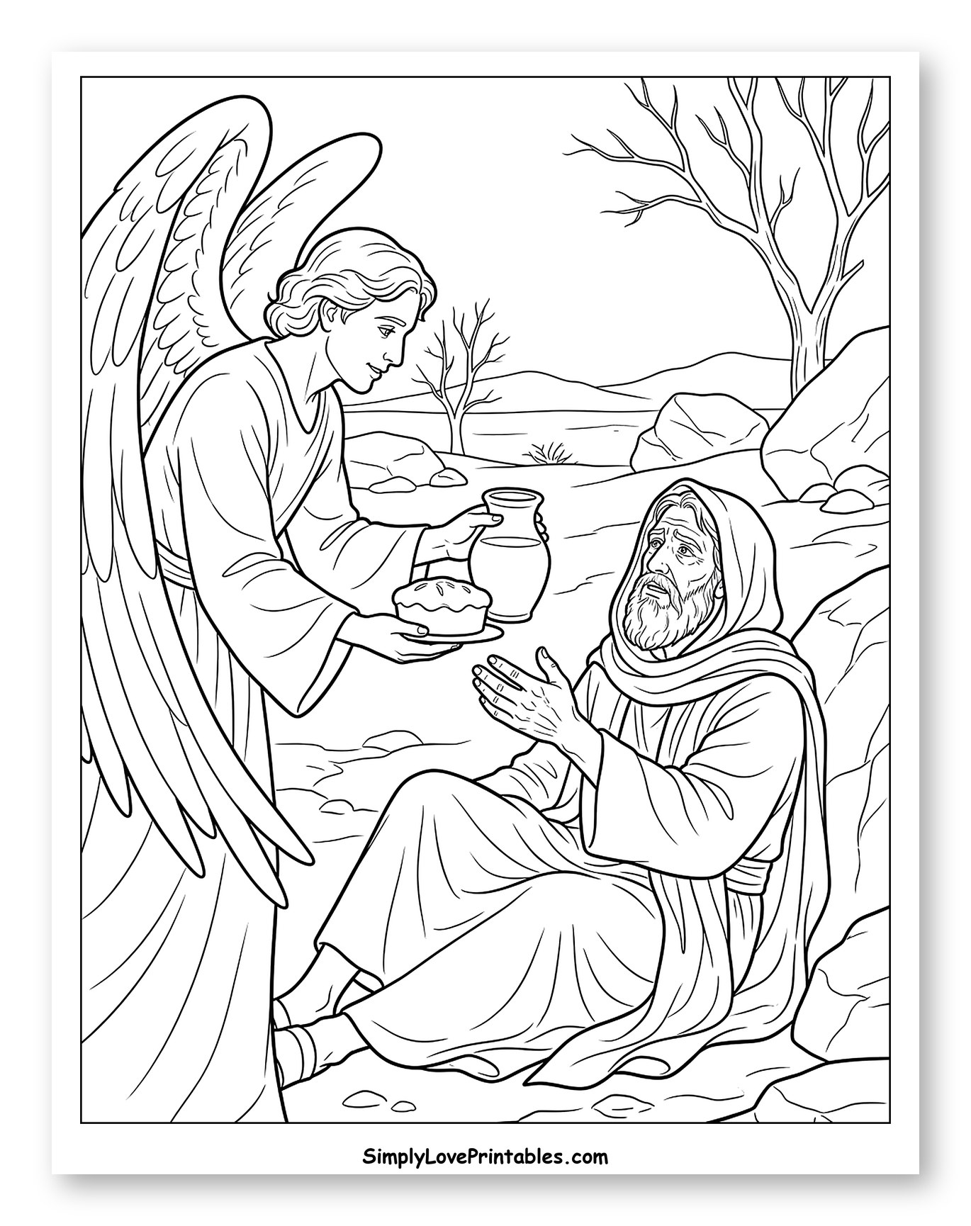 Angel Ministering to Elijah