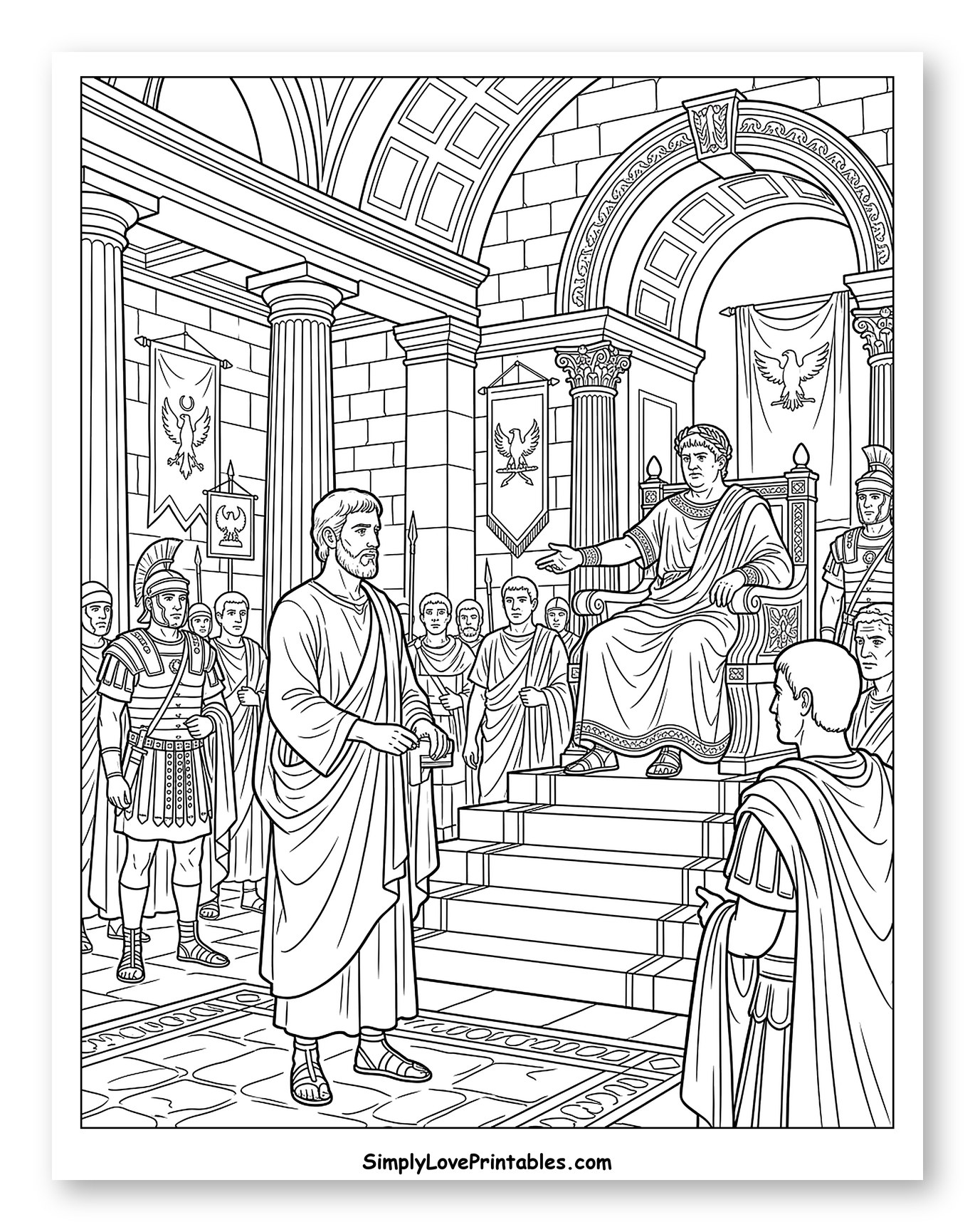 Apostle Paul Before a Roman Official