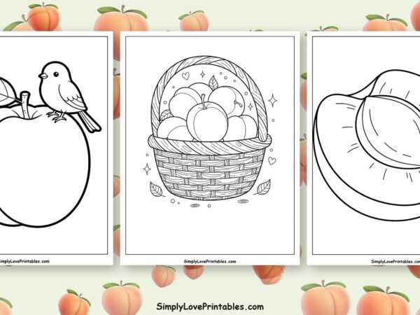 Apricot coloring pages featured image