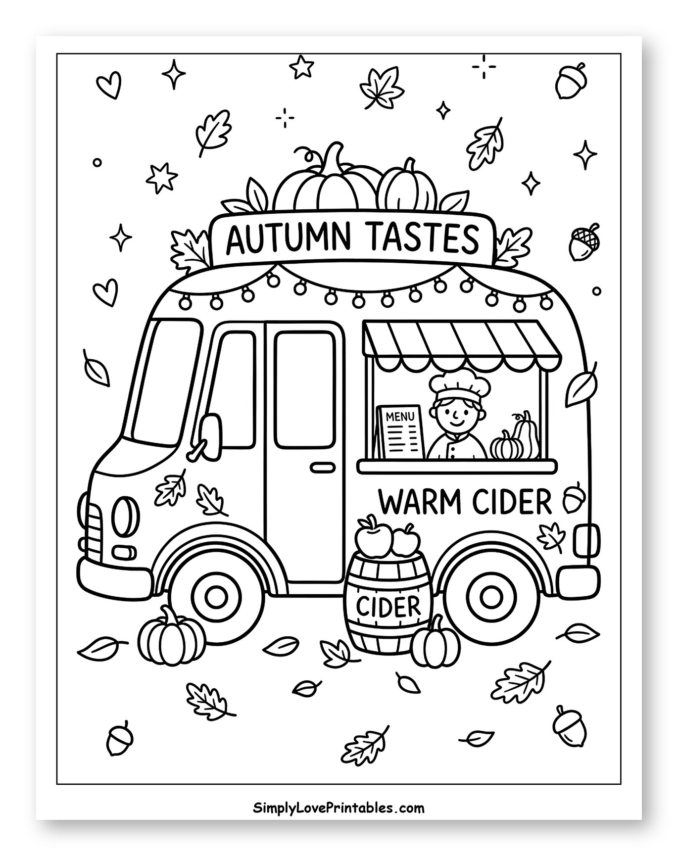 Autumn Tastes Food Truck with Warm Cider