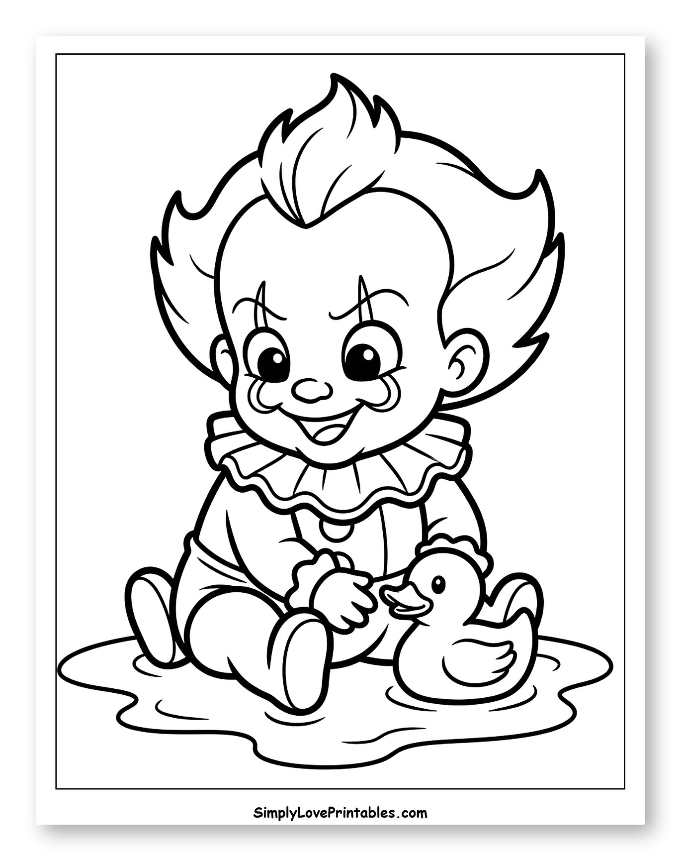 Baby Pennywise with Rubber Duck