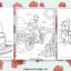 Backpack coloring pages featured image