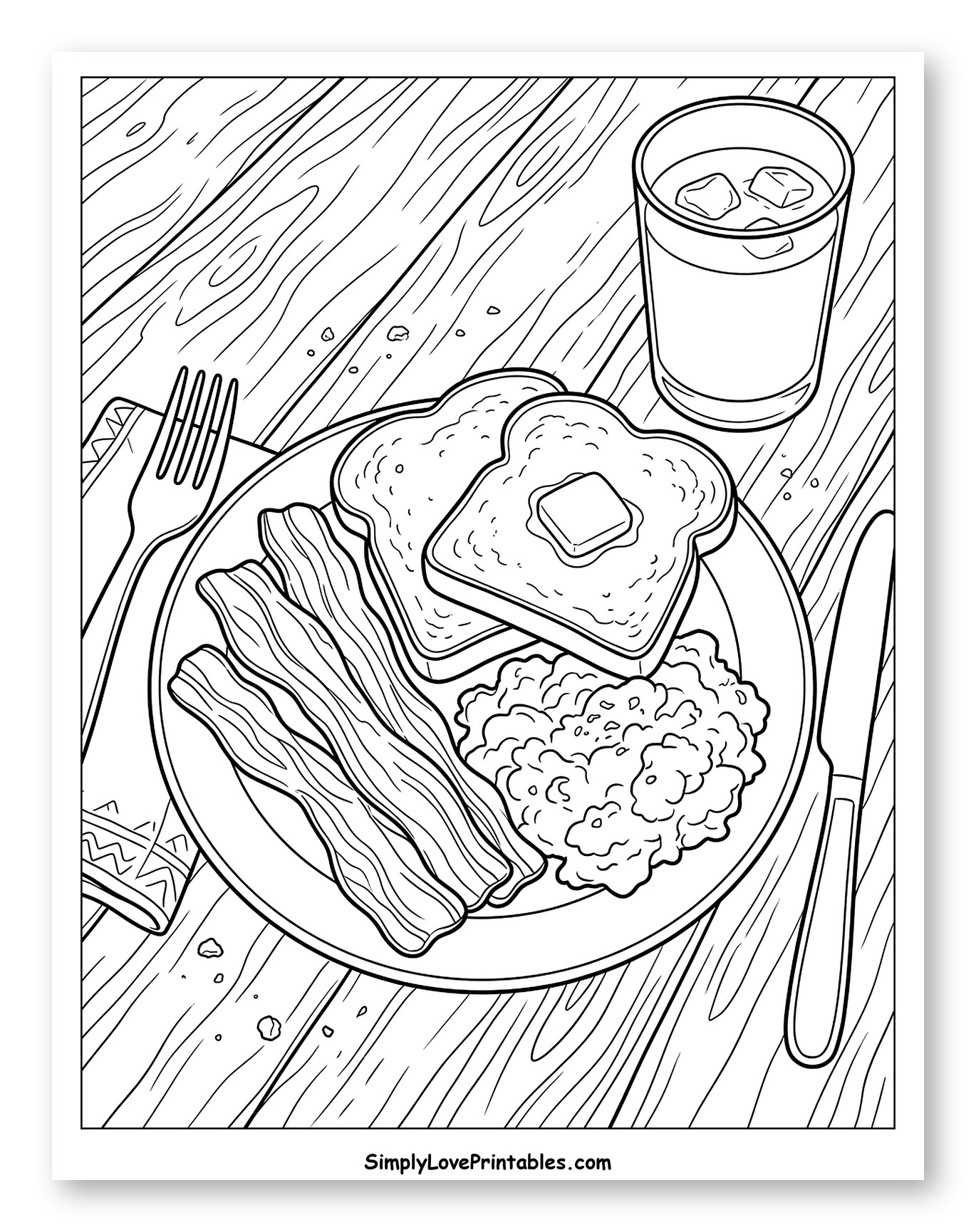 Bacon and Eggs Breakfast Spread