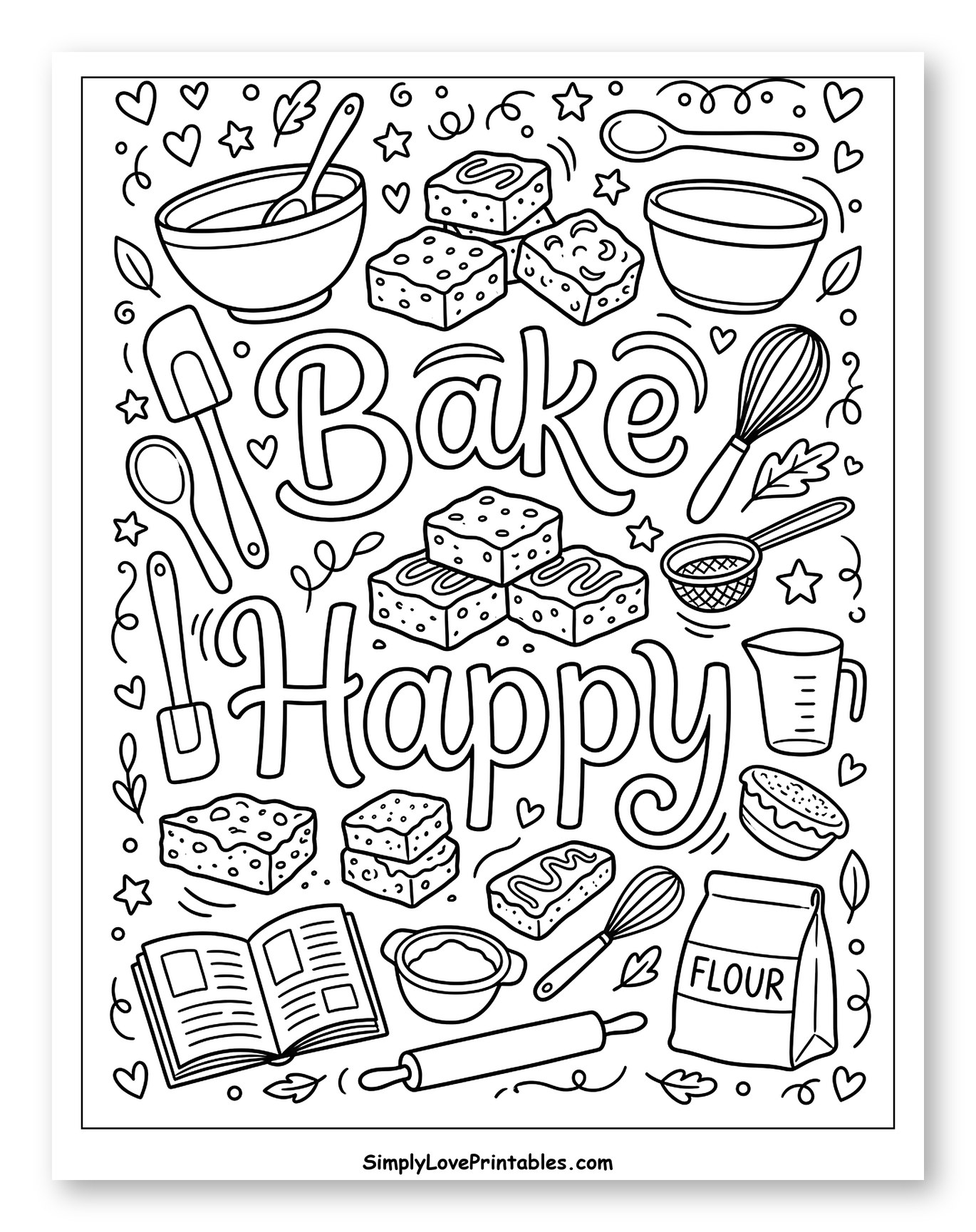 Bake Happy Brownie Treats and Kitchen Tools