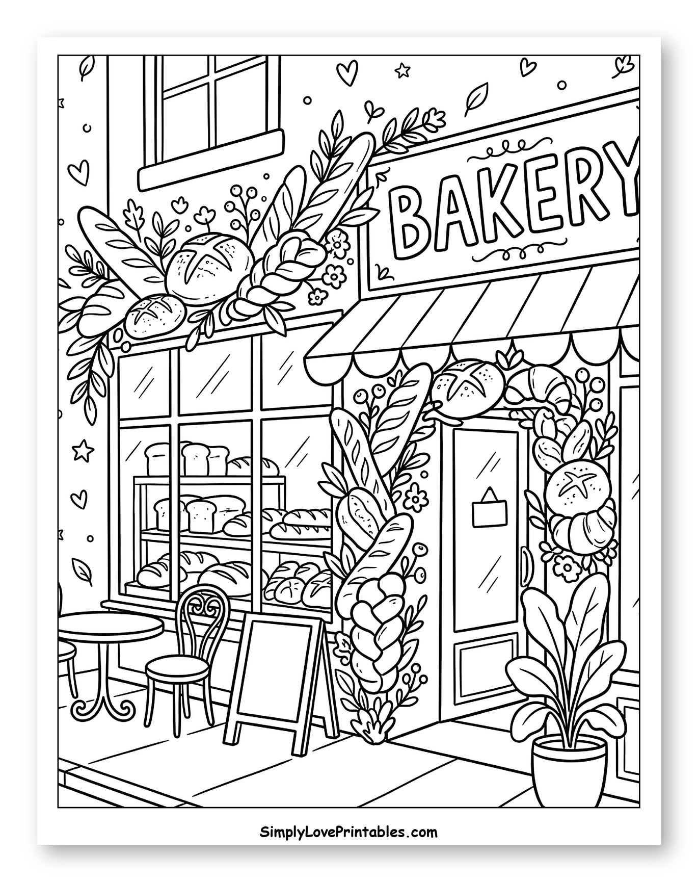 Bakery Storefront with Outdoor Seating