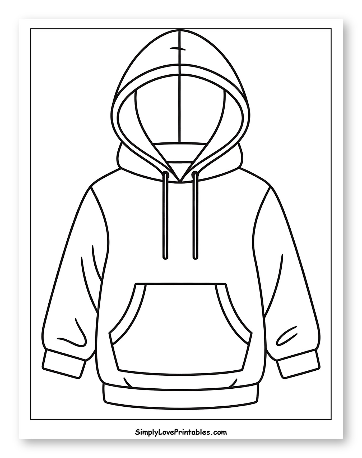 Basic Pullover Hoodie Design