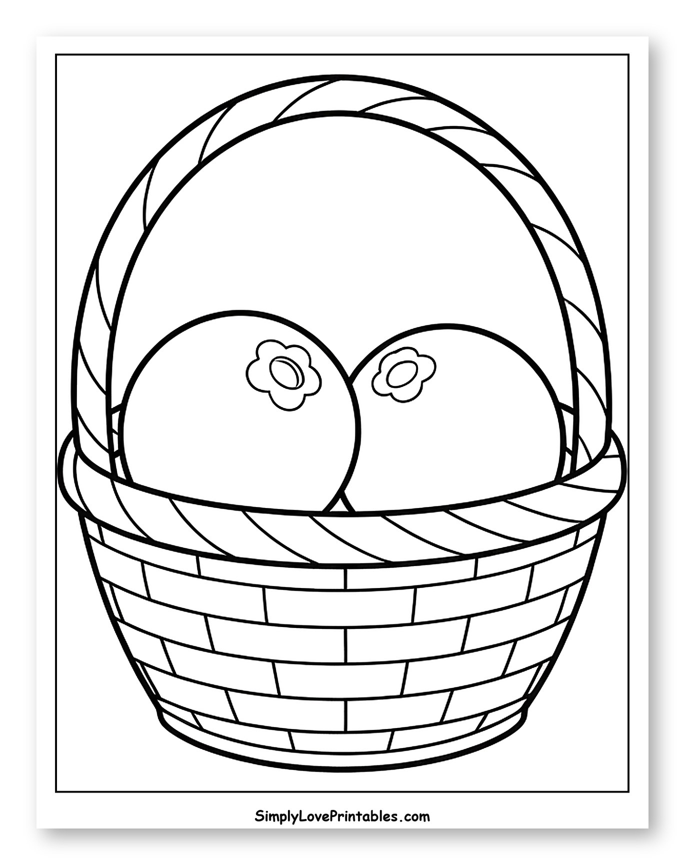 Basket Filled with Two Cranberries