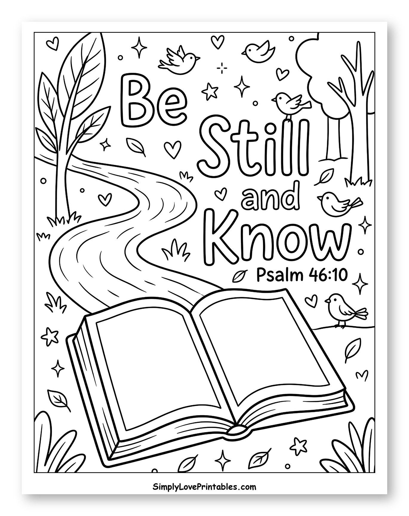 Be Still and Know Bible Quote