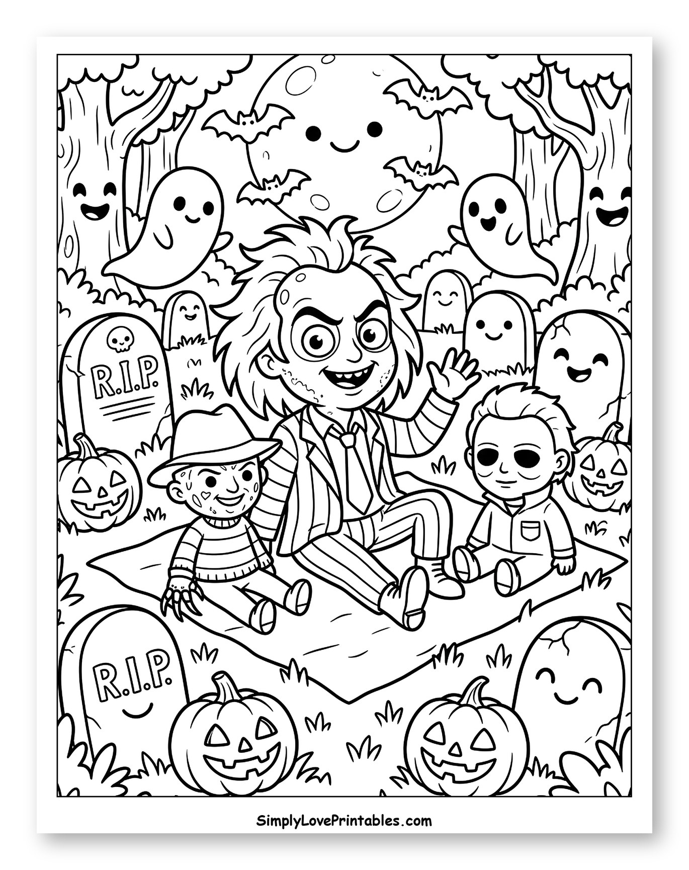 Beetlejuice, Freddy, and Michael's Graveyard Picnic