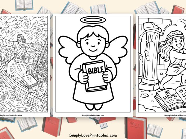 bible coloring pages featured image