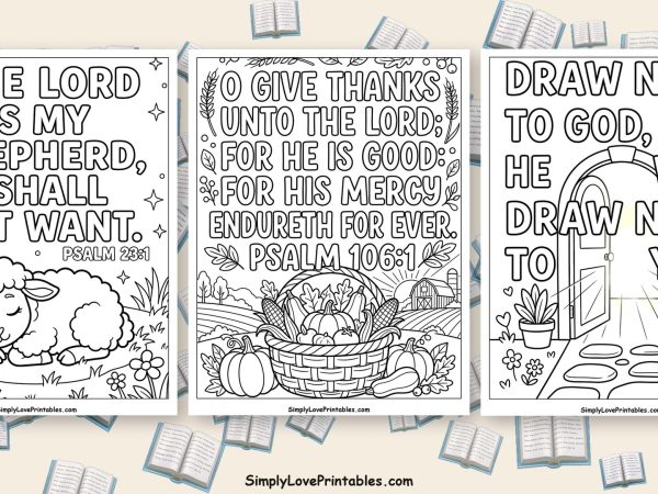 Bible verse coloring pages featured image