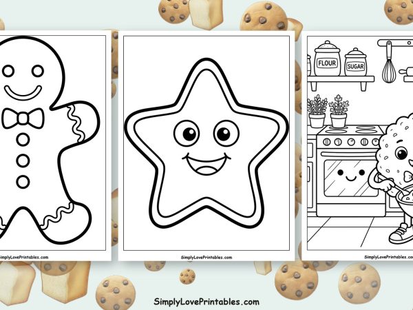 Biscuits coloring pages featured image