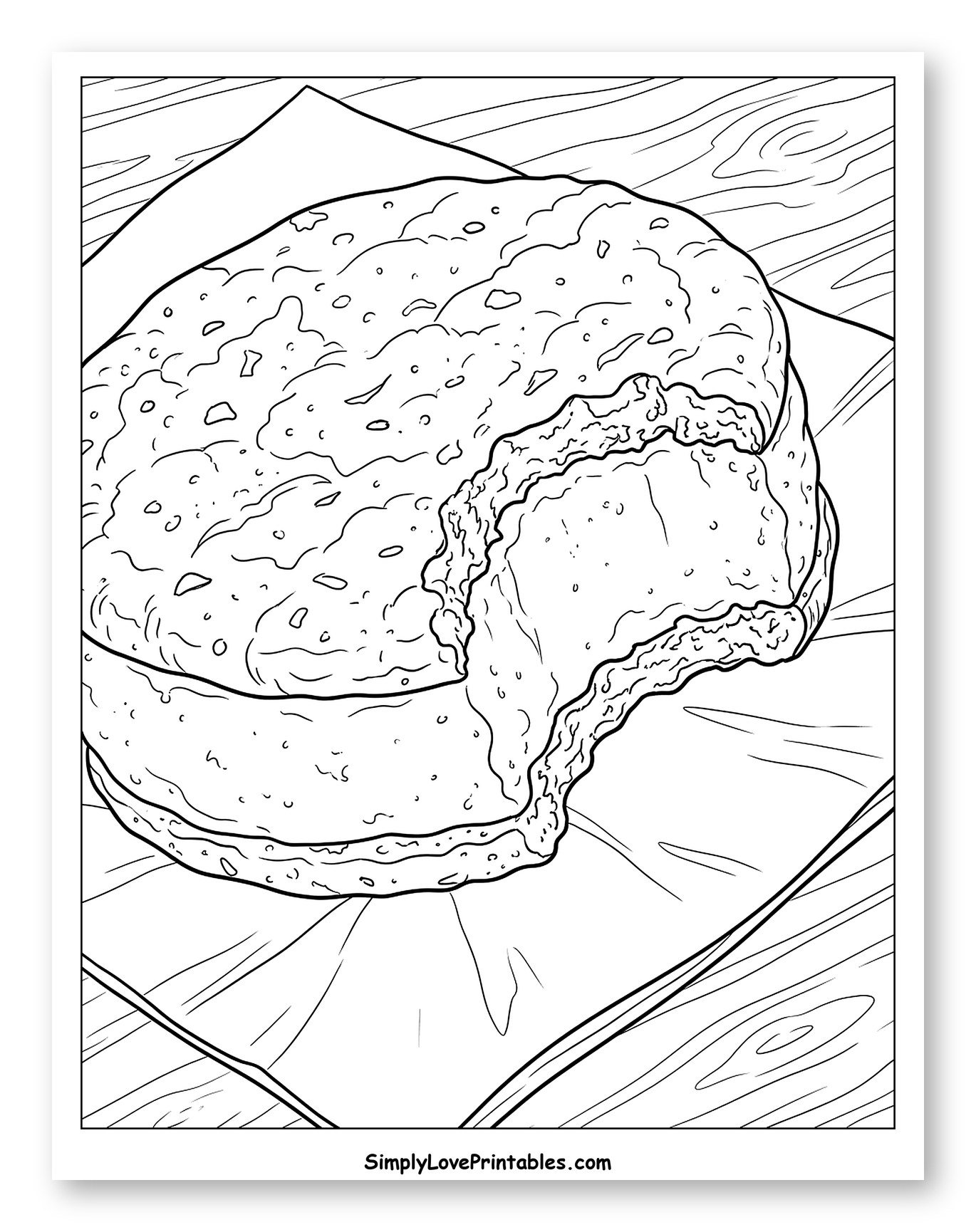 Bitten Ice Cream Sandwich on a Napkin