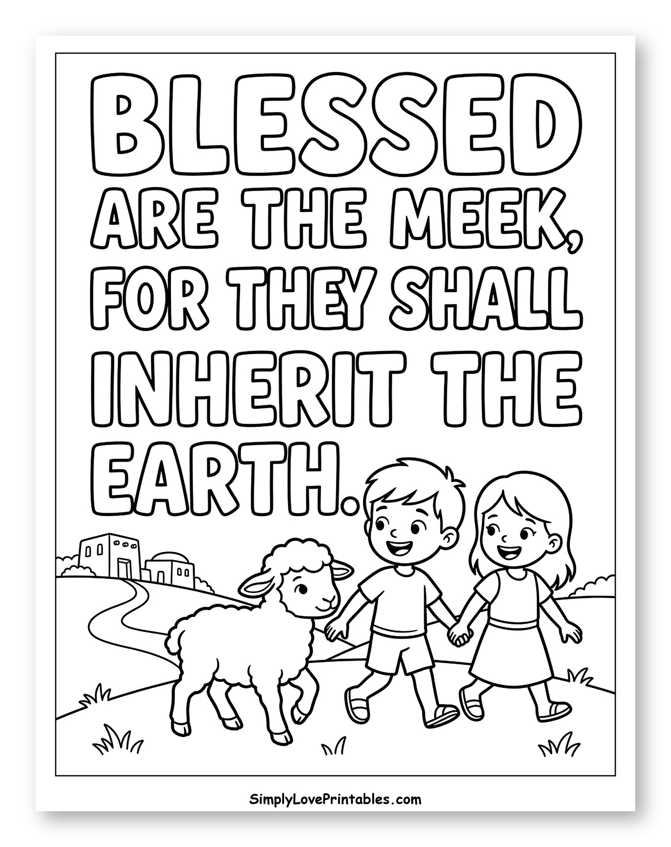 Blessed Are The Meek Bible Verse